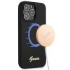 Guess GUHMP13XLSLMGBK iPhone 13 Pro Max 6,7 black/czarny hardcase Silicone Script Gold Logo MagSafe